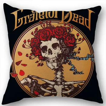 Personalizat Grateful Dead față de Pernă Decorative Nunta Lenjerie de pat din Bumbac Pernă Pentru Acasă Capacul Perna 45X45(Unul Părți)