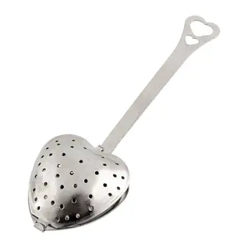 Instrument de bucatarie Dragoste în Formă de Inimă Stil din Oțel Inoxidabil Ceai Infuzor Lingurita Filtru Lingura Filtru LX2862