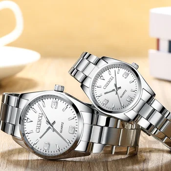 Brand de Top CHENXI Lux Ceas de Cuplu Bărbați Femei Ceas Valentine Câteva Ceasuri Impermeabil Ceas Reloj Mujer Hombre dragoste