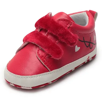 4colors cârlig&bucla de piele pantof de copil sugar pantofi negru Nou-născut pantofi din piele de prima walker pentru 0-1an copii