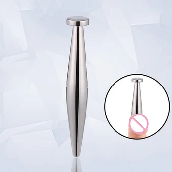 Din Oțel inoxidabil Penis Plug Uretral Sunete se Întinde de sex Masculin Dispozitiv de Castitate Uretral Dilatatoare Catetere Dia 9mm Produse pentru Adulți