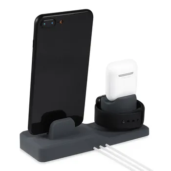 Cablu lightning Stand de Încărcare Stație de Andocare Suport pentru iPhone pentru Apple Watch pentru Airpods 3in1 pentru iPhone x pentru iPhone XS XR
