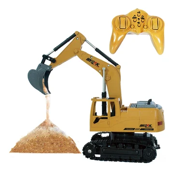 2.4 G control de la distanță rc excavator jucării de Simulare camion RC RC jucărie de Inginerie auto tractor pe Șenile Excavator brinquedos