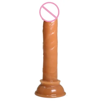 LUUK Realist Mini Vibrator cu ventuza Dick Adult Erotic Jucărie Penis Mic Masturbator pentru Incepatori Nu Vibrator Masturbare Dong