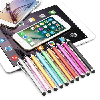 1000pcs/lot ecran Capacitiv de Metal stylus touch pen cu clip pentru iphone 7 6 plus 5 iPad/iPad mini/iPod touch en-gros ieftine