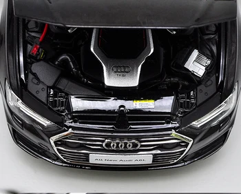 1:18 Model de turnat sub presiune pentru Audi A6L 2019 Sedan Negru Aliaj Masina de Jucarie Miniatura de Colectie Cadouri A6 S6
