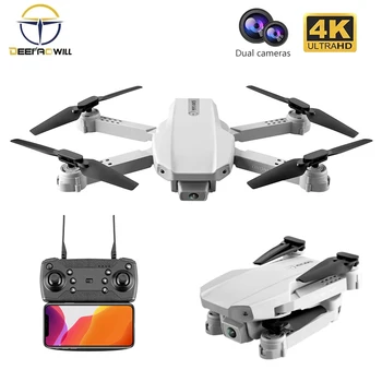 KK5 Rc Mini Drona Drona 4k HD cu Unghi Larg Camera 1080P WiFi fpv Drone Pliabil Quadcopter Headless Mode Urmați-Mă Elicopter Jucarii