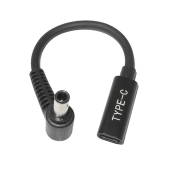 USB de Tip C de sex Feminin pentru a 5.5*3.0 mm Male Plug Converter Laptop Cablu de Încărcare Cablu de Alimentare Dc Adaptor pentru Samsung R429 RV411 RV515 R540