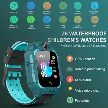 Copii Ceas Inteligent SOS Copilul Cartelă SIM 2G Apel GPS de Urmărire Locație Camera Smartwatch Ceas rezistent la apa Băieți Fete Cadouri de Craciun