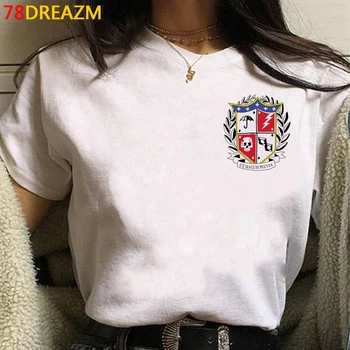 Umbrela Academiei tricou top teuri femme streetwear harajuku kawaii print plus dimensiune t-shirt haine harajuku tricou alb