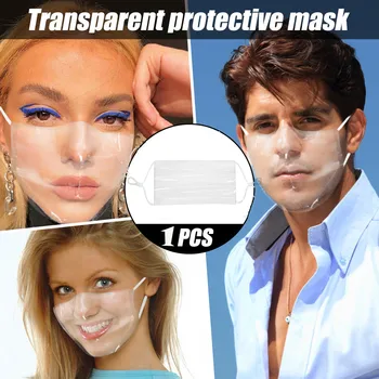 Masca Cu Geam Expresie Vizibilă Pentru Surzi Și De Auz Făcut Pentru Surzi Transparent Msak Mascarilla Masca De Fata