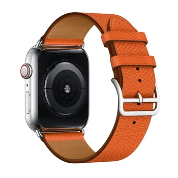 Curea de înaltă calitate pentru Apple watch band 44mm 40mm iwatch trupa 38mm 42mm bratara din Piele pentru apple watch band 6 5 4 3 se