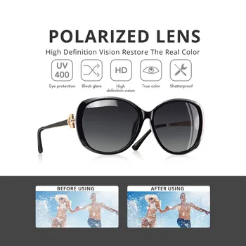 AOFLY DESIGN de BRAND de Lux pentru Femei ochelari de Soare Polarizat 2020 Doamna ochelari de Soare Femei Stras Templu Nuante UV400 Ochelari de A151