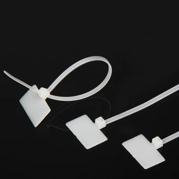 100BUC Muti-scop de Nylon, Auto-Blocare Cablu de Rețea Zip Tie Categorie Trim Wrap Buclă de Sârmă Curele Eticheta
