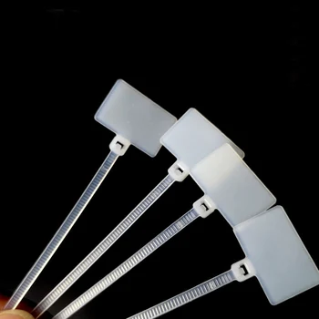 100BUC Muti-scop de Nylon, Auto-Blocare Cablu de Rețea Zip Tie Categorie Trim Wrap Buclă de Sârmă Curele Eticheta