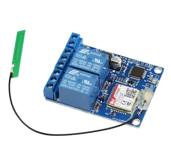 Aihasd 2 Canale Releu Modulul SMS-uri GSM de Control de la Distanță Comutator SIM800C STM32F103CBT6 cu Antena GSM cu efect de Seră Pompă de Oxigen