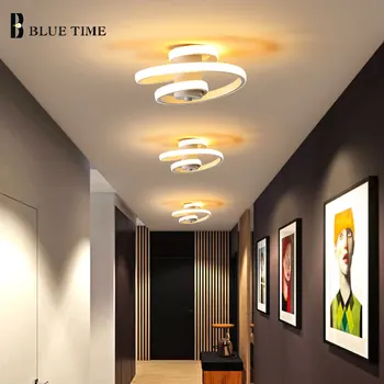 Simplu Acasă LED Candelabru, Candelabru Modern de Iluminat Pentru Living, Dormitor, Sufragerie, Bucatarie Fixare Alb Negru Culoar Lampa