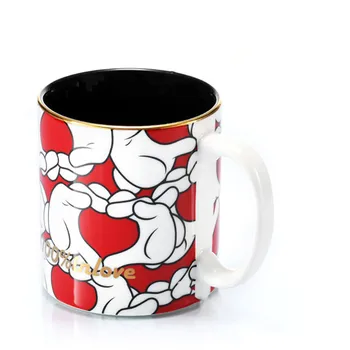 500 ml Disney Minnie Mickey Desene animate Apă Ceașcă de Cafea cu Lapte Cana Ceramica Biroul de Acasă de Colectare Cupe Femei Fată Băiat Festival de Cadouri