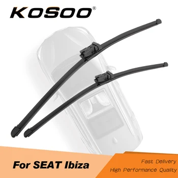 KOSOO Pentru SEAT Ibiza 2002 2003 2004 2005 2006 2007 2008 2009 2010 2011 2012 2013 2016 2017 Auto Lamele Ștergătoarelor de Styling