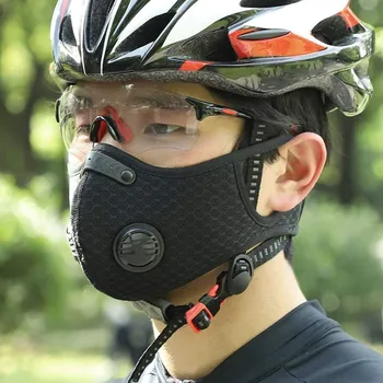 Masca de Fata cu bicicleta Cu Filtre de Pm 2,5 Anti-poluare Ciclism Masca Carbon Activat Respirație Bicicleta Gura Capace Mascarilla Masque