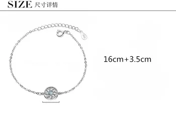 TJP Trendy Argint 925 Bratari Pentru Femei Bijuterii Charm Blue Star Feminin Cristal Bratari Pentru Fete Accesorii de Petrecere