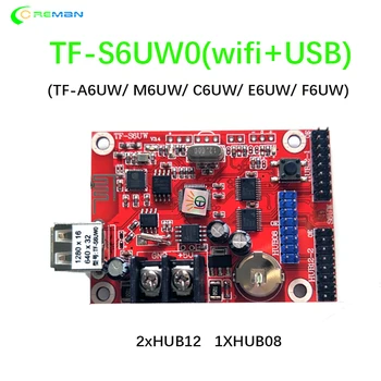 TF-C6UW TF-WF-C WIFI senzor de lumină LED-uri controler Suport pentru card Single și Dual LED-uri de culoare module S6UW0/A6UW/M6UW/C6UW/E6UW/F6UW