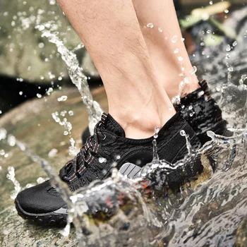 Oamenii Uscat Rapid Pantofi de Apă Drumeții trecere prin vad Adidași Respirabil în aer liber în Amonte Desculț Încălțăminte Non-alunecare de Pescuit Râu Pantofi Mari