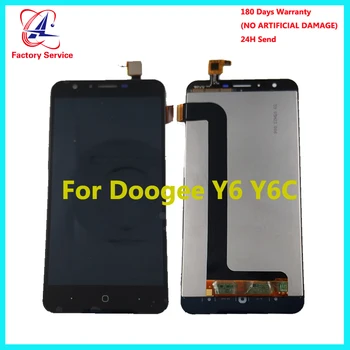 Doogee Y6 Display LCD+Touch Screen Originale Testate LCD Digitizer Sticla de Înlocuire Panou de 5.5 inch Pentru Doogee Y6C în stoc