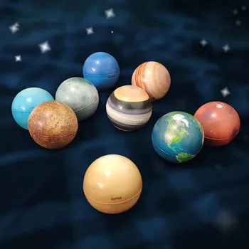 9pcs 6.3 cm Stoarce Mingea Jucărie Sistemul Solar Planet Bile de Burete Moale de Umplere de Relief de Stres Educațional Frământa Senzoriale Jucării Pentru Copii