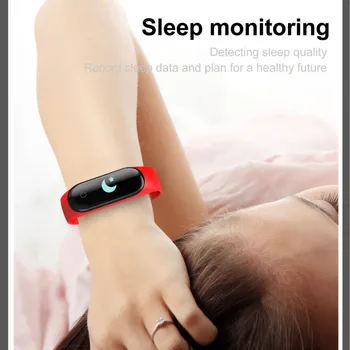 M4 Smart Band Bratara Tensiunii Arteriale Monitor de Ritm Cardiac, Pedometru Sport Sănătate Brățară Brățară de Fitness Pentru Android IOS
