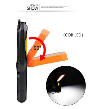 5000LM LED lumina de lucru Portabil USB Reîncărcabilă Putere Lanterna Flexibila Magnetic Inspecție Lampă Lanternă Lumină de Urgență