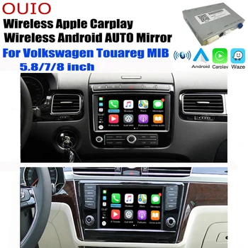 Wireless carplay interfață fără fir Android Oglindă Auto Pentru Volkswagen Touareg MIB 2010 ~2019 camera din Spate Adaptor