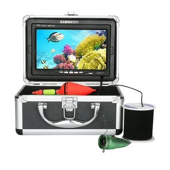 GAMWATER Pescuit Subacvatic cu Camera Video Kit de 1000tvl 6W LED IR LED-uri Albe cu 7Inch Monitor Color 10M 15M 20M 30M