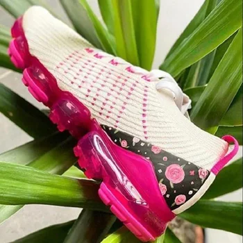 Femei Adidași Primavara-Vara Pantofi De Sport În Aer Liber Multicolor De Agrement Confortabil Dantelă Plus Dimensiune Casual Pantofi Zapatillas Mujer