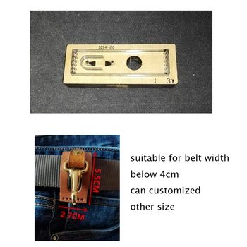 DIY pielărie centura de talie cheie agățat catarama mor de tăiere cuțit mucegai metal scobite instrument de pumn