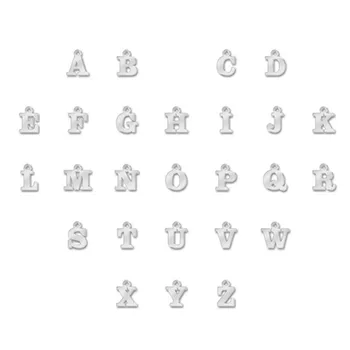 Myshape Alfabetul limba engleză Scrisoare de Farmecele O-Z Capital Pandantiv DIY Bijuterii lucrate Manual Face Unul din Fiecare Totală 26pcs o Mulțime