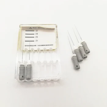 6pcs 8#-21mm Dentare Fișiere Root Canal Stomatologie Instrumente Dentist Materiale Utilizarea de Mână din Oțel Inoxidabil H Fișiere