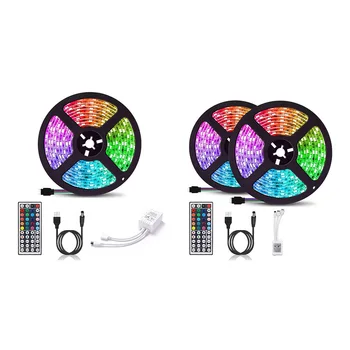 RGB Benzi de Lumină de Culoare Schimbare Banda de Lumini pentru Acasă TV, Bucătărie DIY Decorare de Nunta Decorative Lumini de Basm