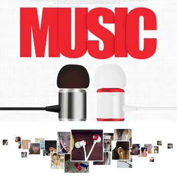 Cu fir de Metal Cu Microfon Căști de 3,5 mm HiFi Bass Stereo Auriculare Pentru Magnetic Philips Xenium V377 X586 S396 S337 S309 S326 S307