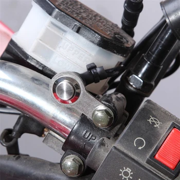 12V Universal Ghidon Motocicleta Resetați Butonul Întrerupătorului Motorului ON-OFF rezistent la apa