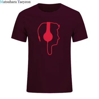Xxxtentacion Interesant de Căști Audio Tee Cămașă cu mâneci Scurte de Bumbac T-Shirt de Imprimare Guler Rotund Haine de moda tricou