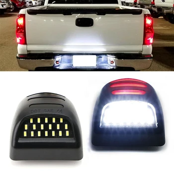 2 buc LED Numărul de Înmatriculare Lampă Lumina de Asamblare pentru Chevrolet Avalanche Tahoe, GMC Sierra Yukon Înmatriculare Auto 12V Lumina