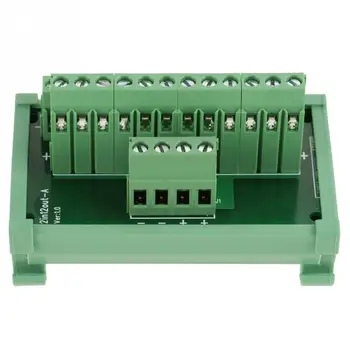 48V/1A DIN Rail Mount 12 Poziția Fierbinte Modul de Distribuție a energiei Interface Board 8 x 5 cm
