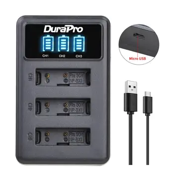 5x 1860mAH NP-BX1 Înlocuire Baterie +LED 3 Port USB Incarcator Pentru SONY DSC RX1 RX100 RX100iii M3 M2 WX300 HX300 HX400 HX50 HX60