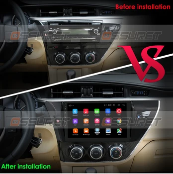 2+32 Android10 Car DVD Player Pentru Toyota Corolla 2013 2 Din Masina Stereo Multimedia GPS, AutoRadio Navigatie 2din nici un dvd