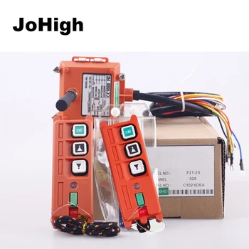 JoHigh 220V 380V 24V 36V Macara de Control de la Distanță Receptor Transmițător F21-2S 2 Transmițătoare