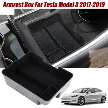 Auto Central Cotiera Cutie Depozitare Auto Recipient Mănușă Organizator Caz pentru Tesla Model 3 2017 2018 2019