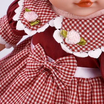 RBG 47 CM Bebe Renăscut Copil Nou-Născut Realiste Haine Papusa Moale Drăguț Jucărie Bebe Rochie Costum Romper Accessorys Pentru Fata