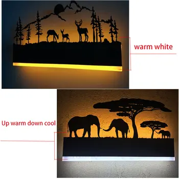 Sonces Lampă de Perete Pentru Home Decor Modern cu Led-uri Lumina de Perete camera de zi Noptiera Dormitor Coridor de Lumină corp Negru 12w Lumini