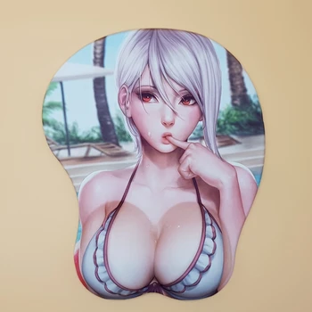 Shokugeki no Soma - Narikari Eri Anime Sexy Fata Țâțe 3D Gaming Mouse pad-uri cu Gel de Silicon Încheietura Restul